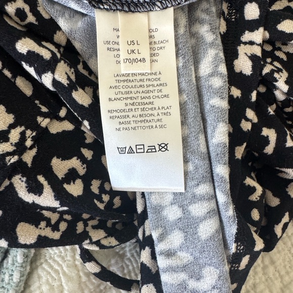 Free People Black and White Mini Dress - Picture 8 of 10